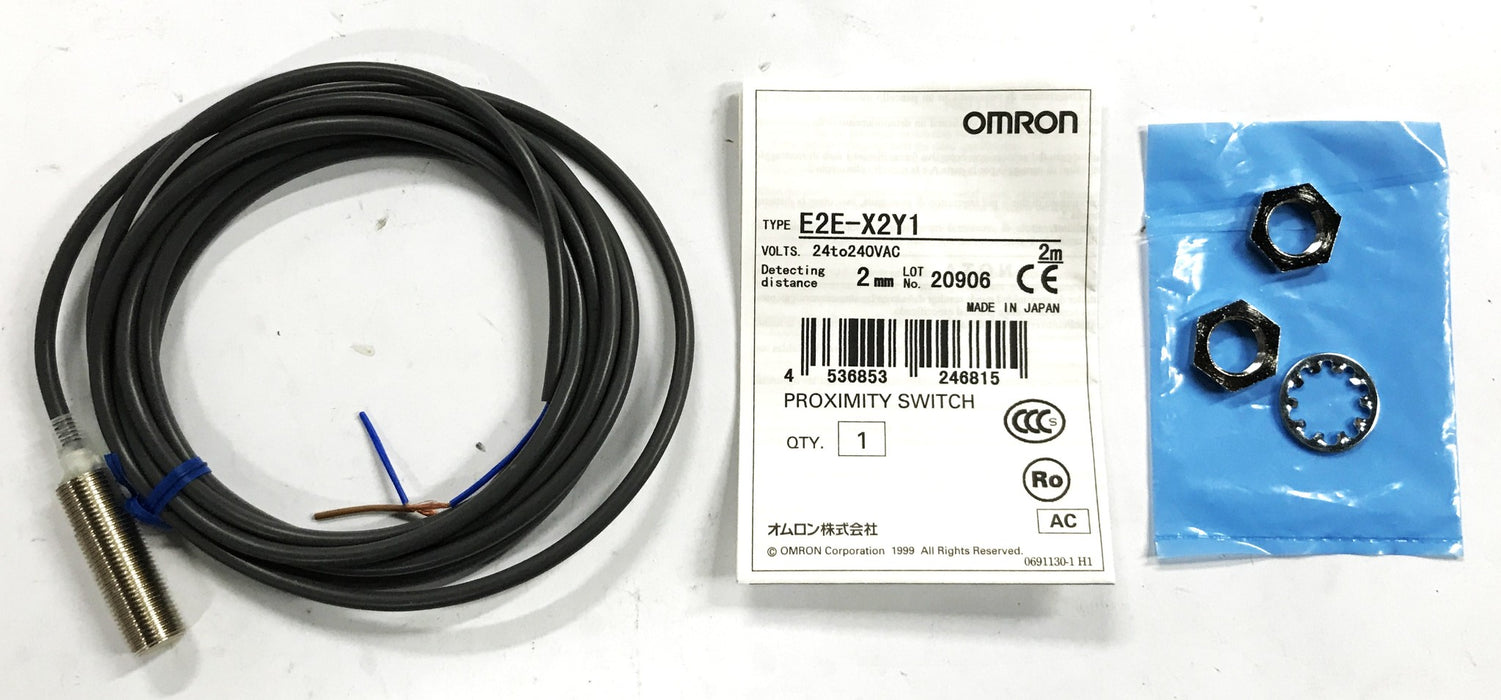 Omron Proximity Sensor E2E-X2Y1 [Lot of 3] NOS
