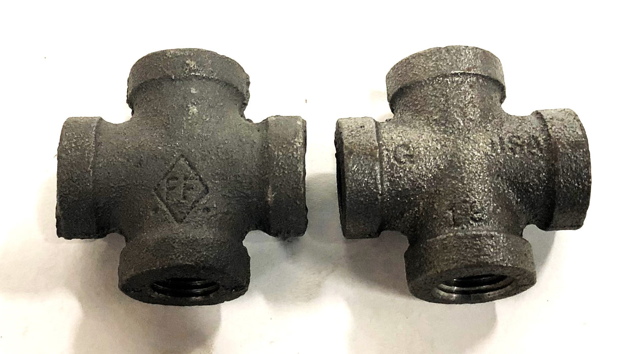 Unbranded Female Cross Fitting 1/4 Inch [Lot of 13] NOS