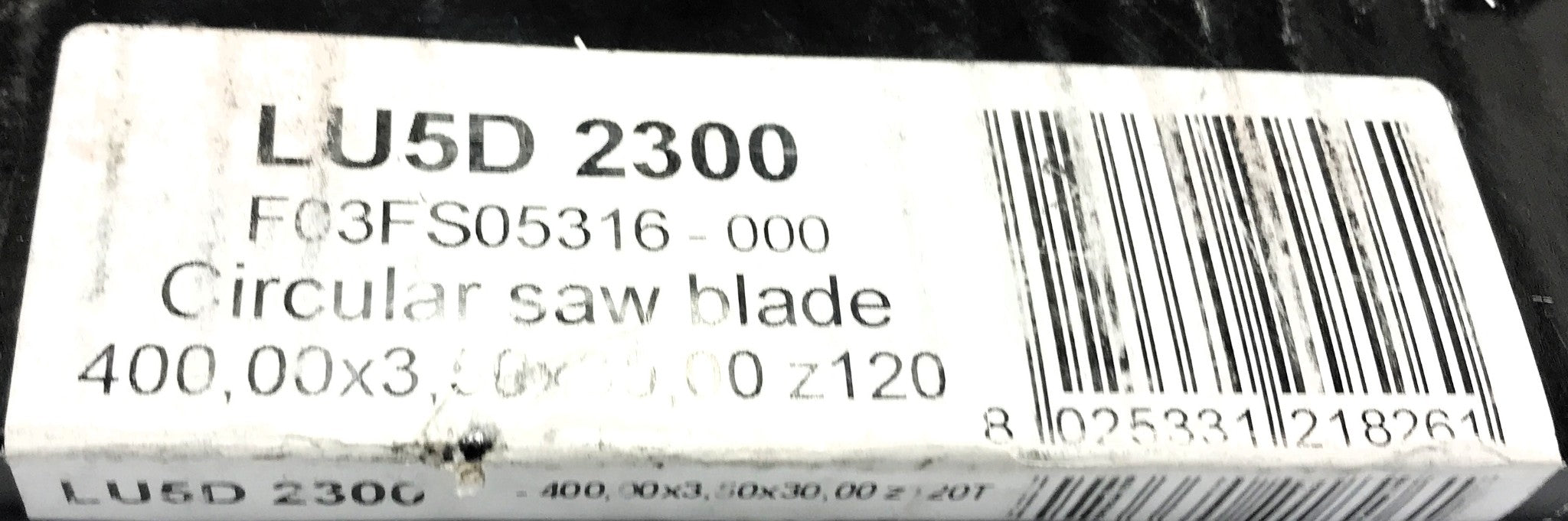 Freud 400MM 120T Non-Ferrous Metal Cutting Carbide Tipped Saw Blade LU5D2300 NOS