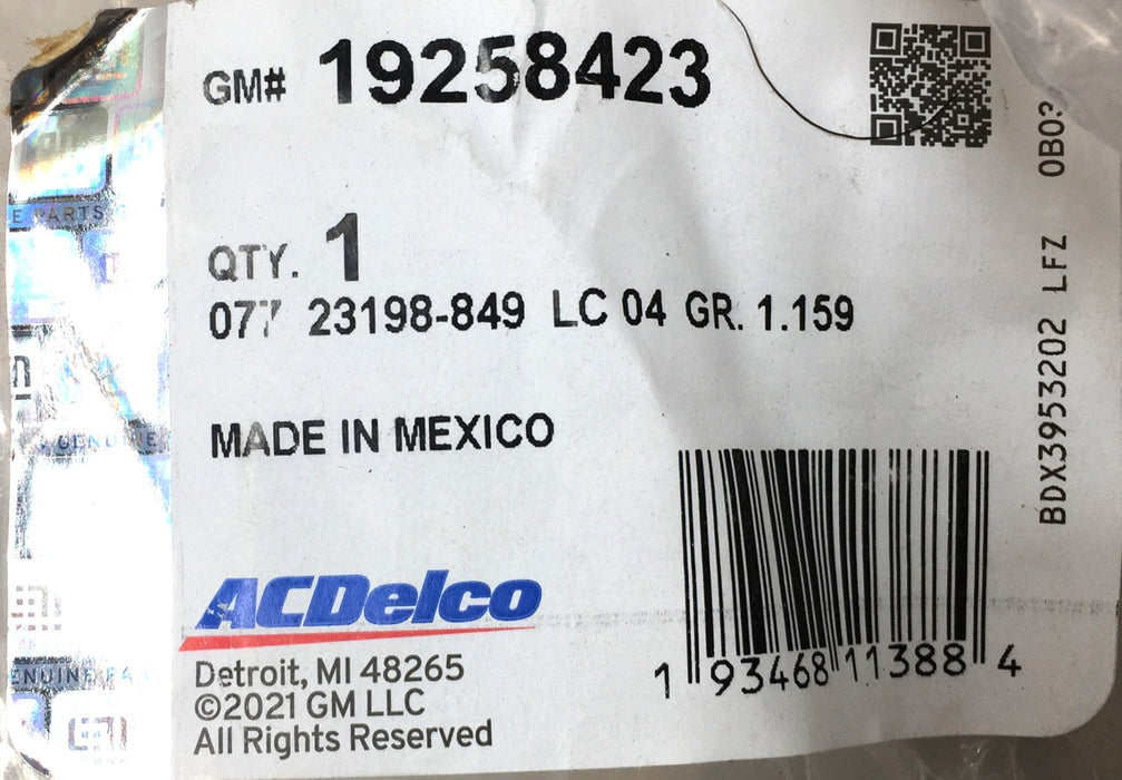 General Motors Radiator Coolant Hose 19258423 NOS