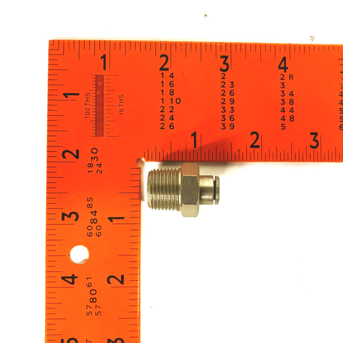 Unbranded 1/4 inch Push-in Hose Coupling [Lot of 6] NOS