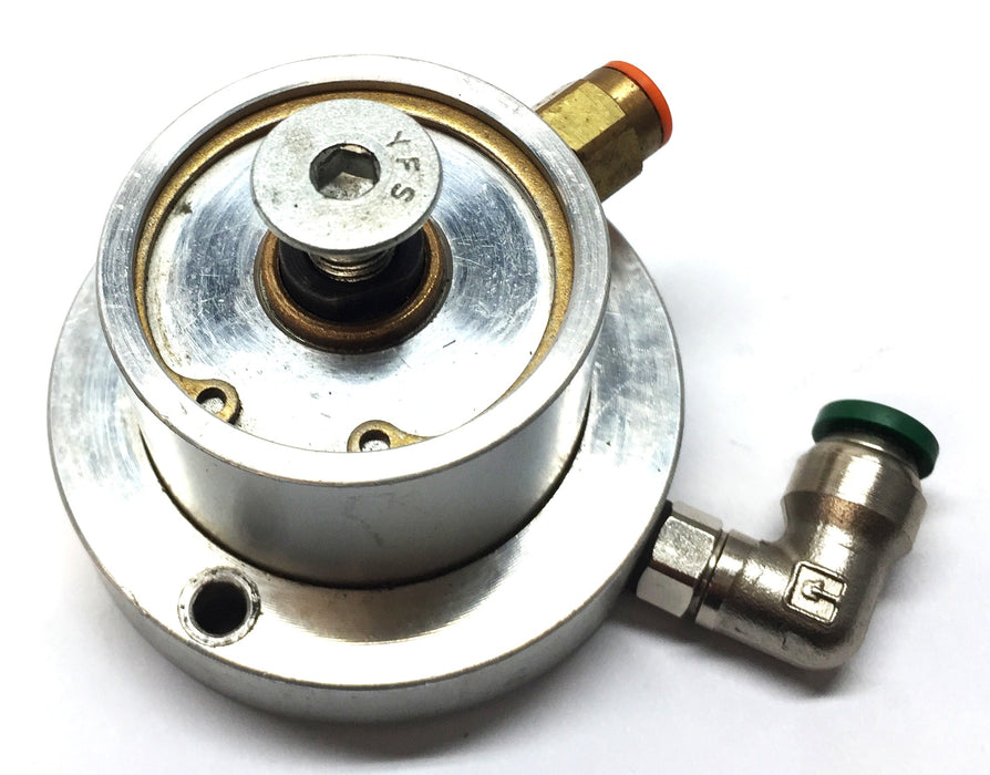 Mead Fluid Dynamics Compact Cylinder with 1/4" P.T.C Fittings SS-150X0.5-FB USED