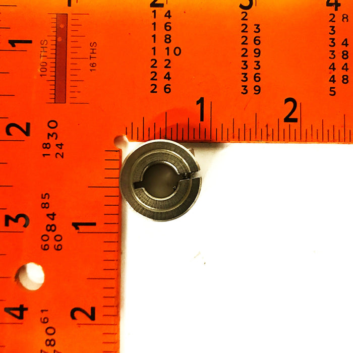 Climax 3/8 inch Stainless Steel 1-PC Split Shaft Collar 1C-037-S [Lot of 2] NOS