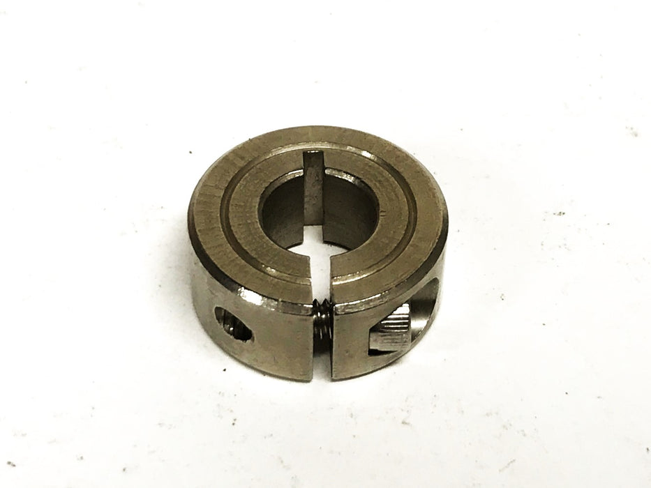 Climax 3/8 inch Stainless Steel 1-PC Split Shaft Collar 1C-037-S [Lot of 2] NOS
