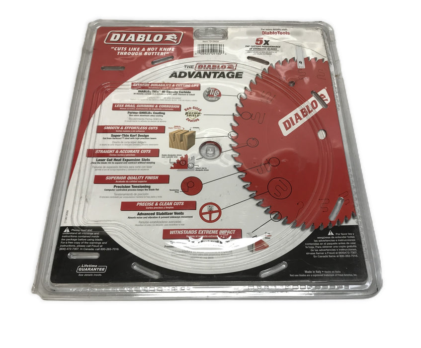 Diablo 60T 12" Carbide Tipped Saw Blade D1260X NOS