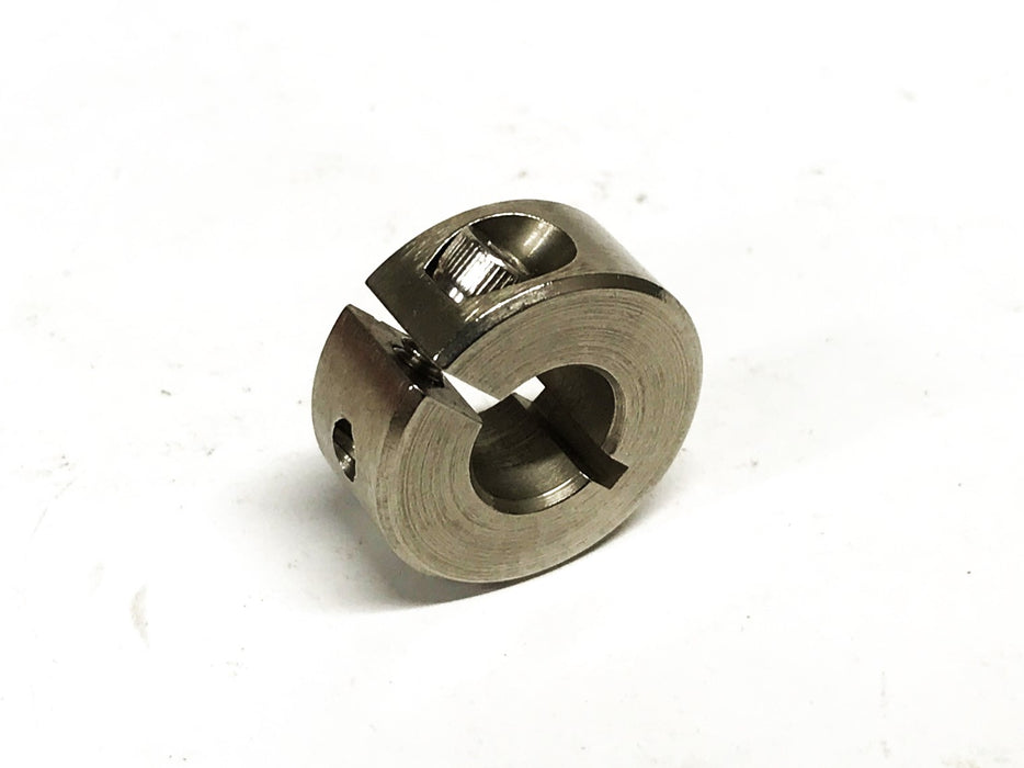 Climax 3/8 inch Stainless Steel 1-PC Split Shaft Collar 1C-037-S [Lot of 2] NOS