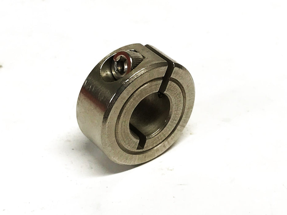 Climax 3/8 inch Stainless Steel 1-PC Split Shaft Collar 1C-037-S [Lot of 2] NOS