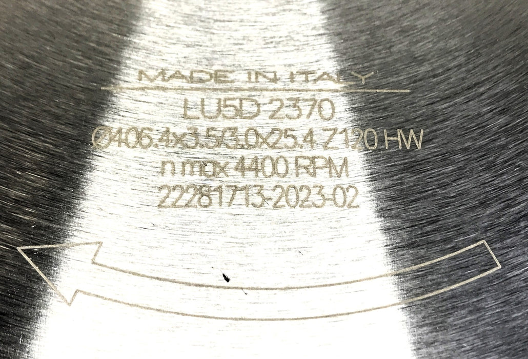 Freud 120T Non-Ferrous Metal Cutting Saw Blade LU5D2370 NOS