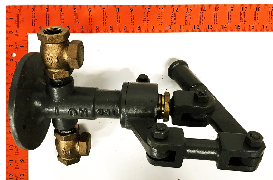 Henderer 3/4 inch 300 PSI Cast Iron Hand Operated Hydraulic Pump PP58601 NOS