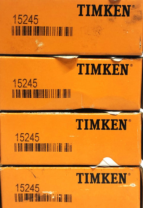 Timken Tapered Roller Bearing Cup 15245 [Lot of 4] NOS