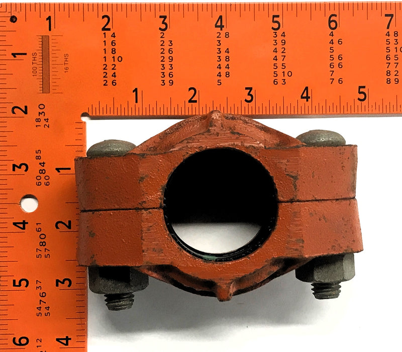 For Victaulic 1-1/2 Inch Split Clamp -77 [Lot Of 3] NOS