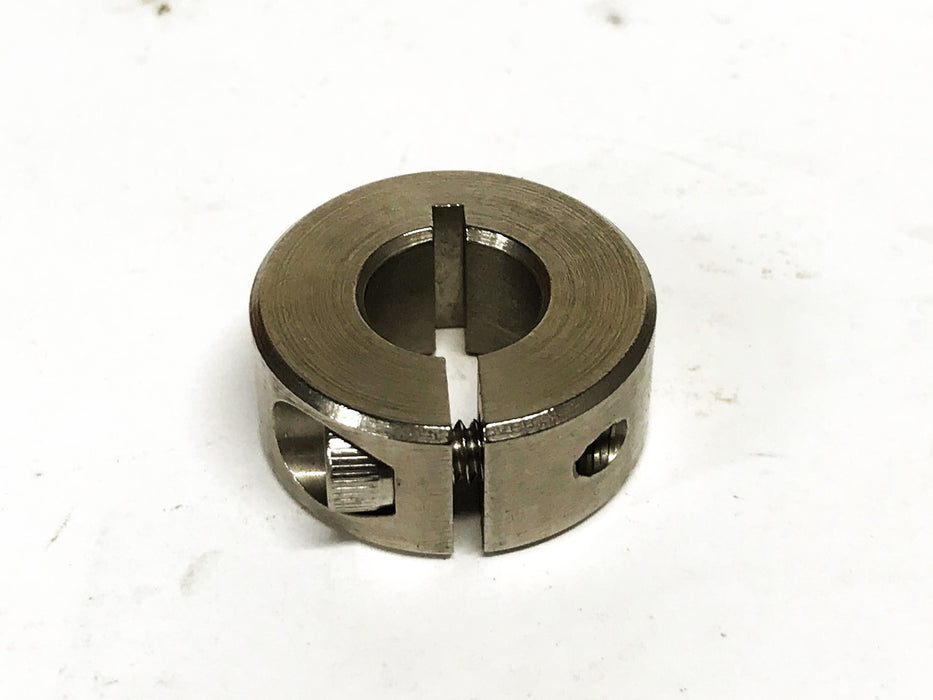 Climax 3/8 inch Stainless Steel 1-PC Split Shaft Collar 1C-037-S [Lot of 2] NOS