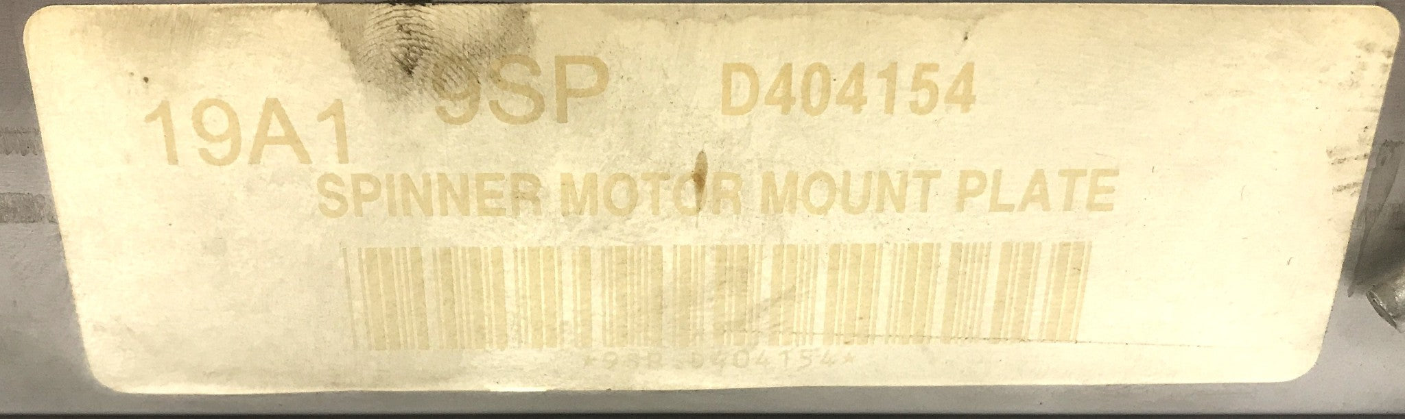 Unbranded Spinner Motor Mount Plate D404154 NOS