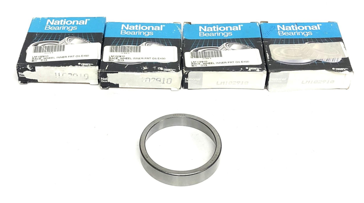 National Tapered Roller Bearing Cup LM102910 [Lot of 4] NOS