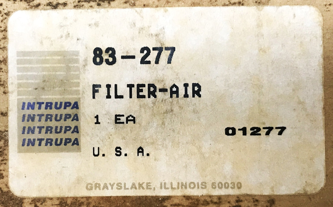 Intrupa Forklift Air Filter 83-277 NOS
