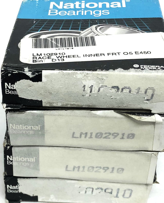 National Tapered Roller Bearing Cup LM102910 [Lot of 4] NOS
