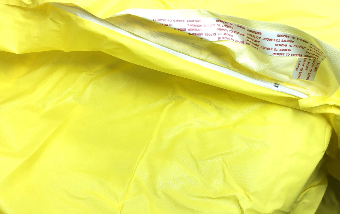 Kleenguard 3XL A70 M Yellow Hooded Coverall 00686 (00686-01) [Lot of 4] NOS