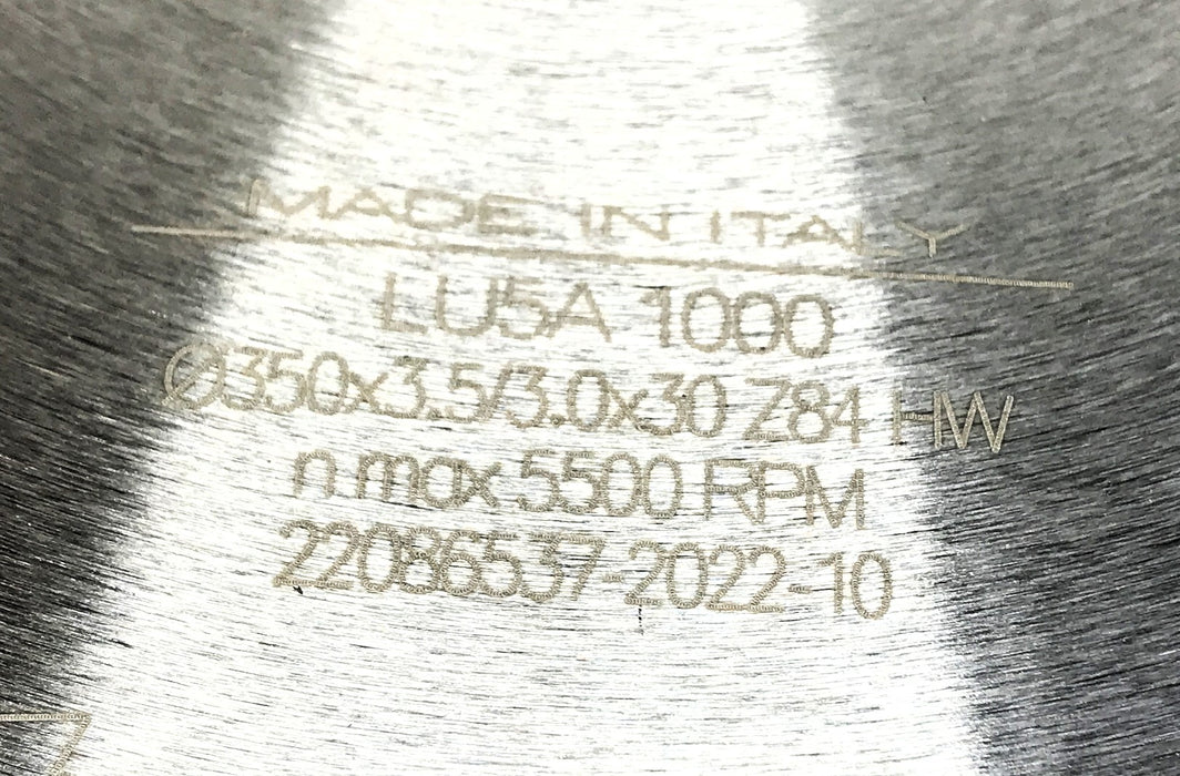 Freud 84T 350MM Non-Ferrous Metal Cutting Saw Blade LU5A1000 NOS