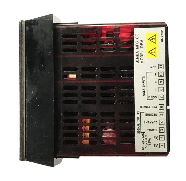 Bimba Manufacturing Panel Meter Model DPM USED