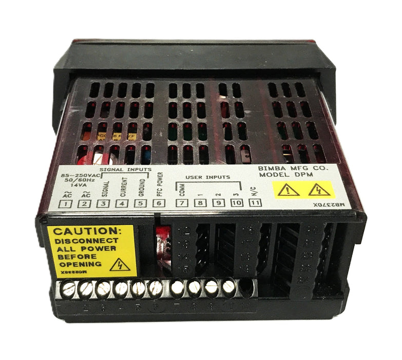Bimba Manufacturing Panel Meter Model DPM USED