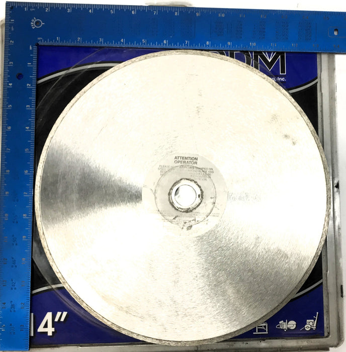 DDM 14" Circular Saw Blade T7014 USED