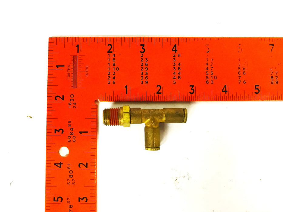 Unbranded 1/4 inch Push-in Coupling Tee [Lot of 6] NOS