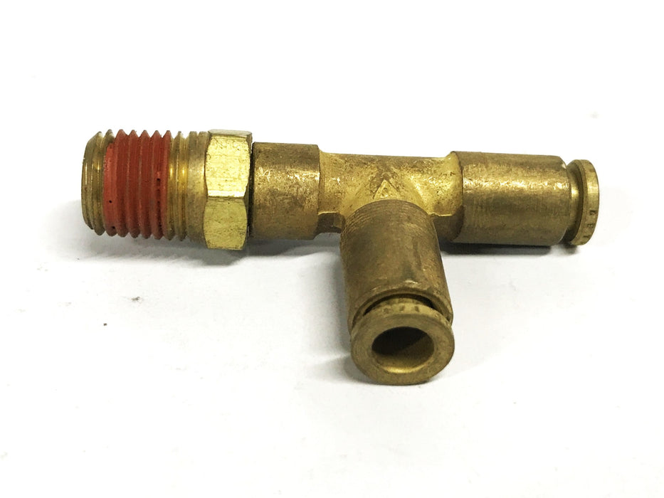 Unbranded 1/4 inch Push-in Coupling Tee [Lot of 6] NOS