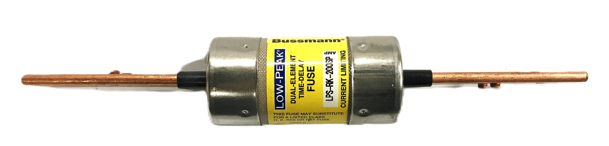Bussmann Low Peak Time Delay Fuse LPS-RK-200SP NOS