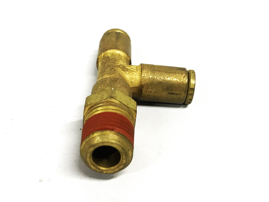 Unbranded 1/4 inch Push-in Coupling Tee [Lot of 6] NOS