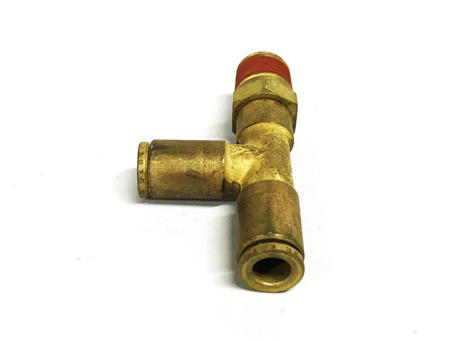 Unbranded 1/4 inch Push-in Coupling Tee [Lot of 6] NOS
