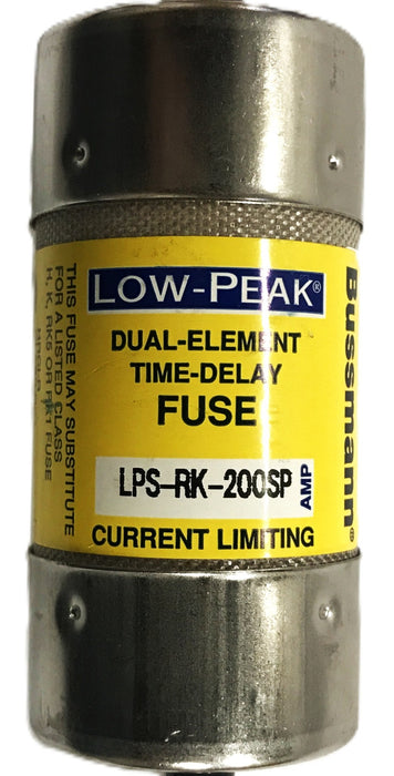 Bussmann Low Peak Time Delay Fuse LPS-RK-200SP NOS