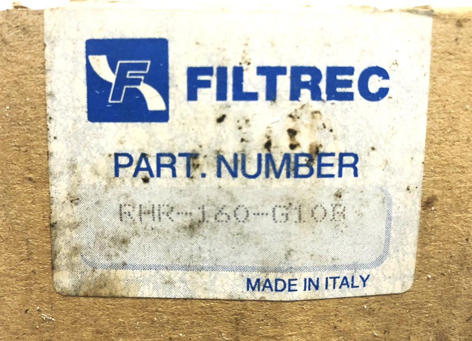 Filtrec Hydraulic Filter Element RHR-160-G10B NOS
