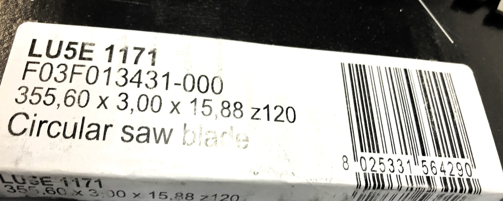 Freud 120T 14" Carbide Tipped Non-Ferrous Metal Cutting Saw Blade LU5E1171 NOS
