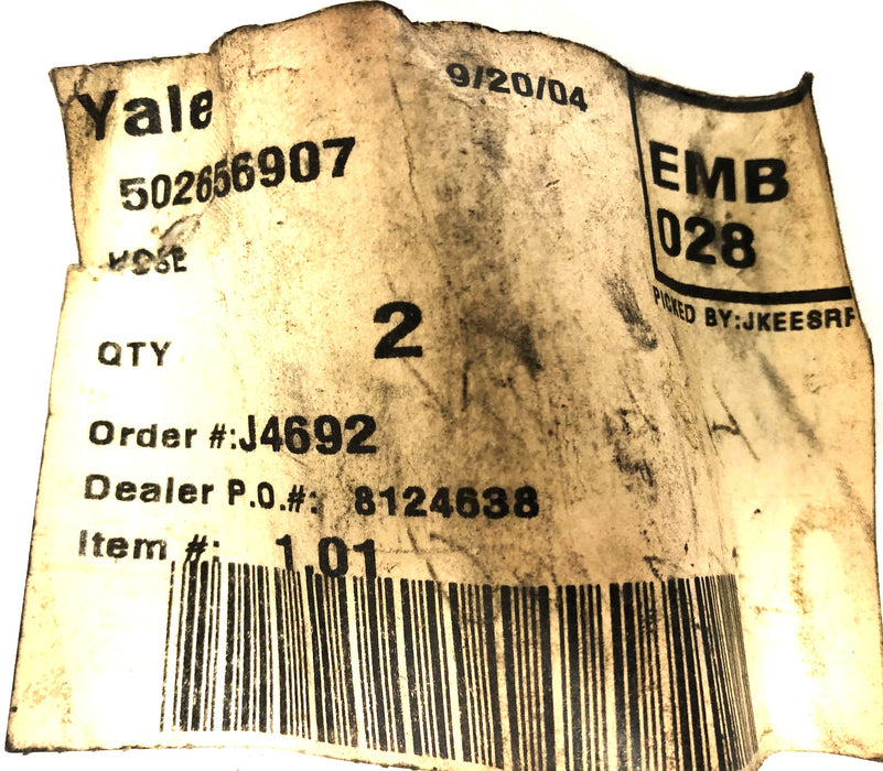 Yale Forklift Hose Assembly 502656907 NOS