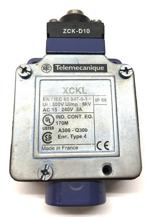 Telemecanique Limit-Switch Plunger XCKL (ZCK-D10) USED