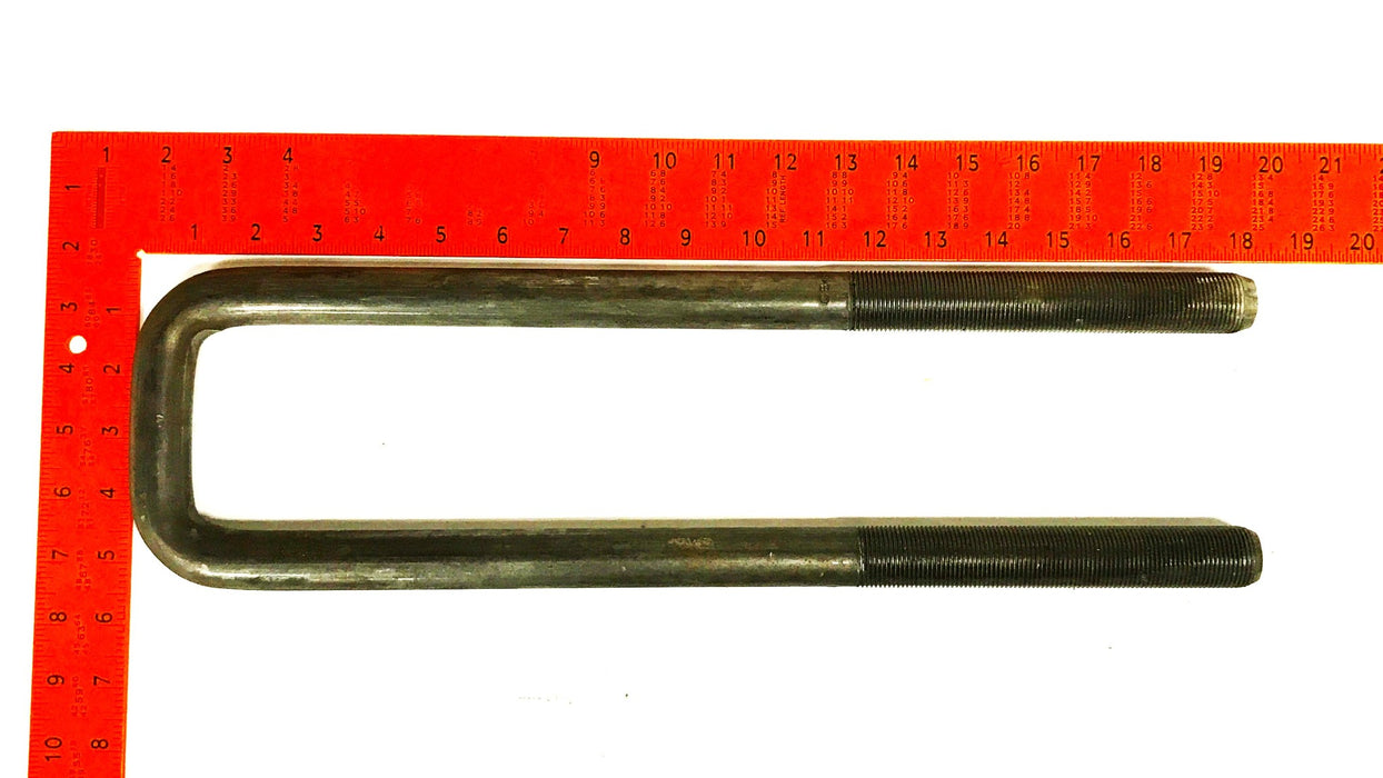 Unbranded 18 inch x 5 inch x 1 inch Square U-Bolt C8-9-6 NOS
