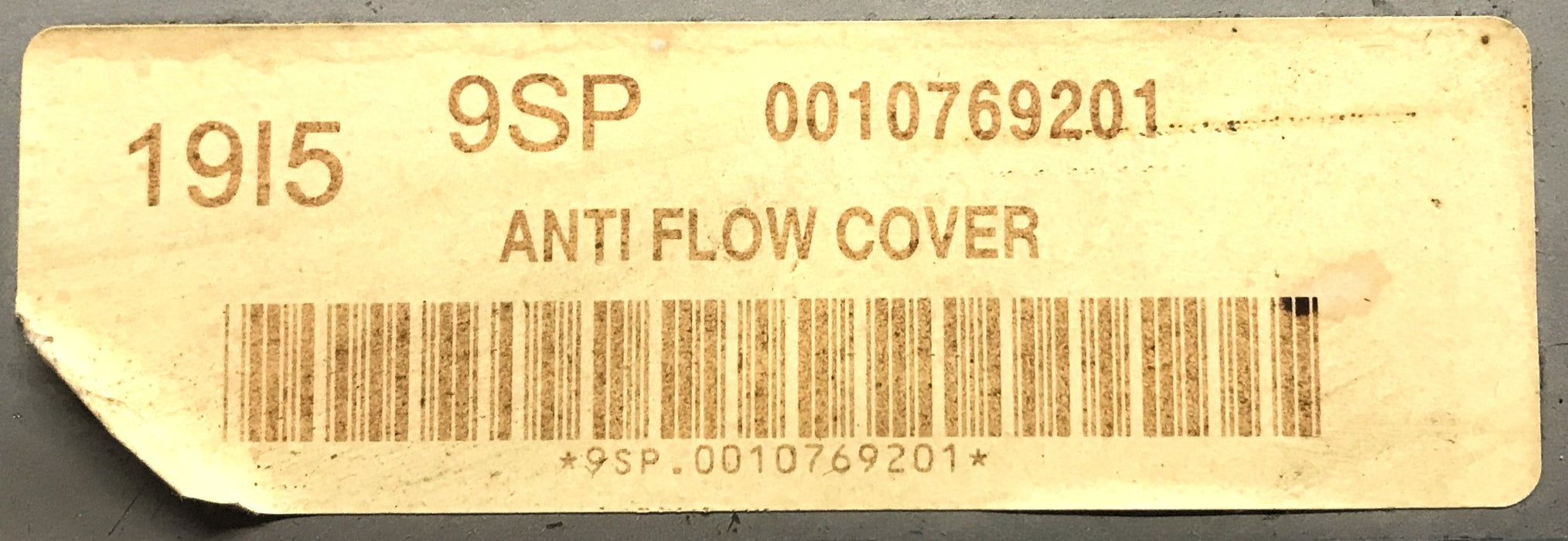 Unbranded Anti Flow Cover 00107-692-01 NOS