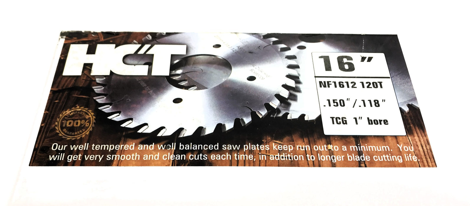 HCT 16" Diameter 1" Bore 120T Non-Ferrous Metal Cutting Saw NF1612 NOS