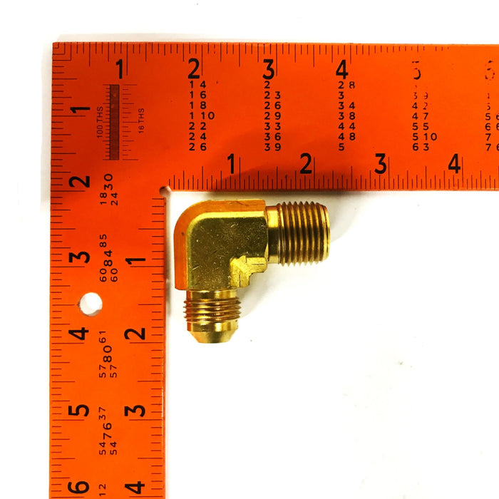 Unbranded 1/2 inch Brass 90-degree Elbow [Lot of 4] NOS
