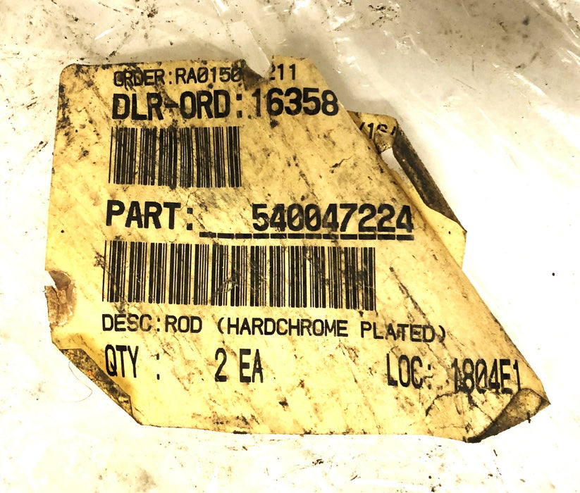 Unbranded Hard Chrome Plated Pneumatic Cylinder Shaft 540047224 NOS