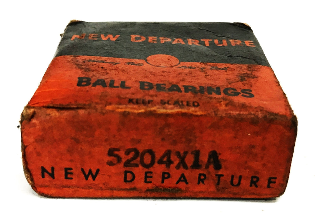 New Departure Double Row Ball Bearing 5204X1A [Lot of 4] NOS