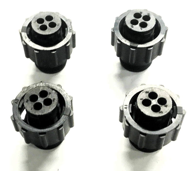 Amphenol Circular Connector Thermoplastic 206060-1 [Lot Of 4] NOS