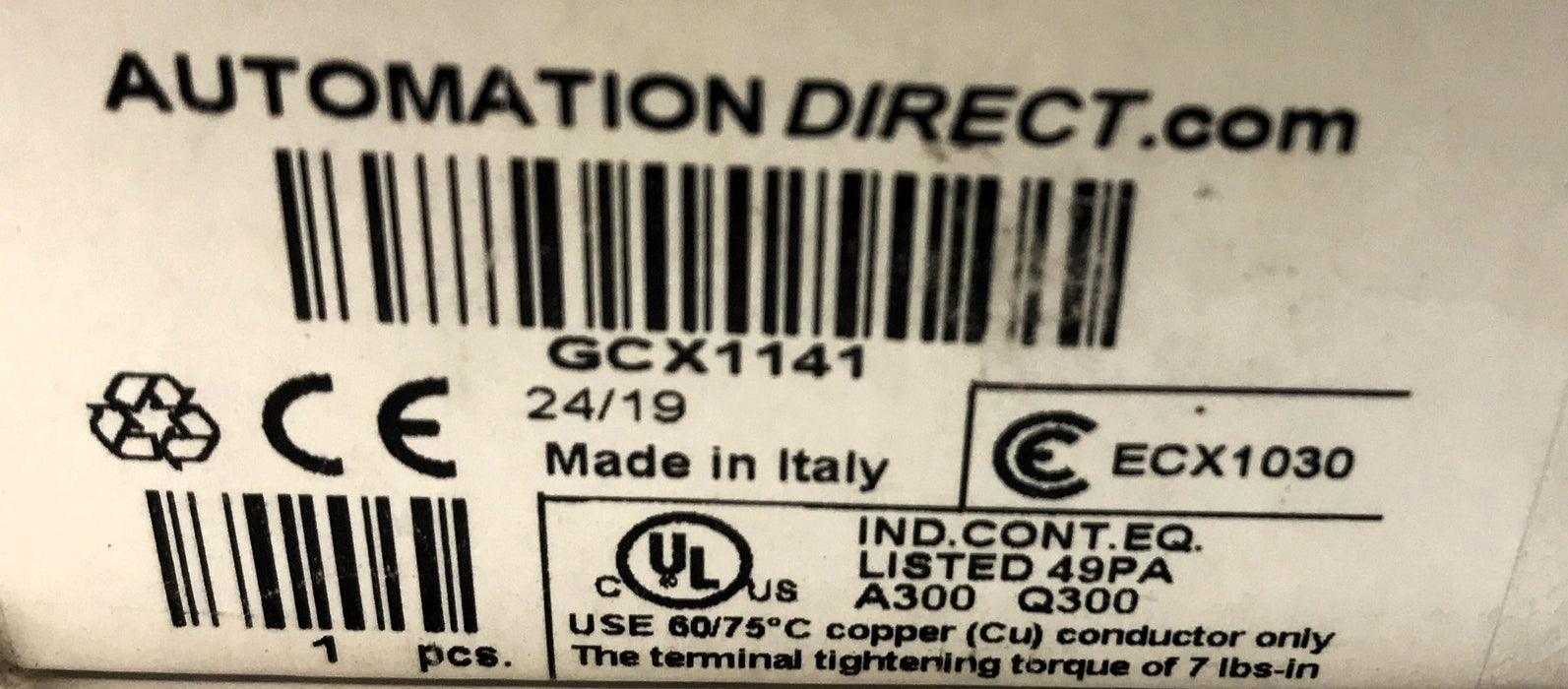 Automation Direct Emergency Stop Button GCX1141 NOS