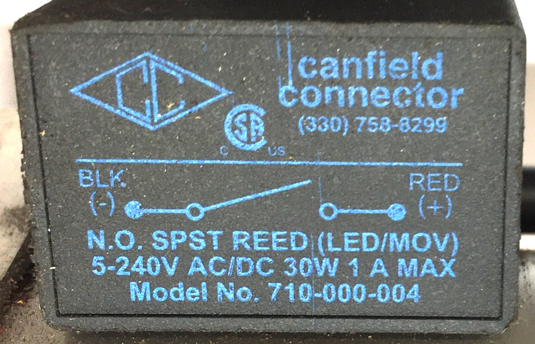 Motion Controls Cylinder with PTC 1/4" Fitting and Sensor D30SENCSL6RA1SP USED