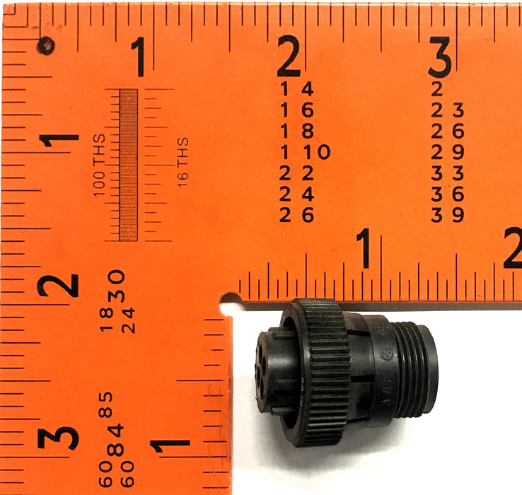 Amphenol Connector Thermoplastic 206060-1 [Lot Of 4] NOS