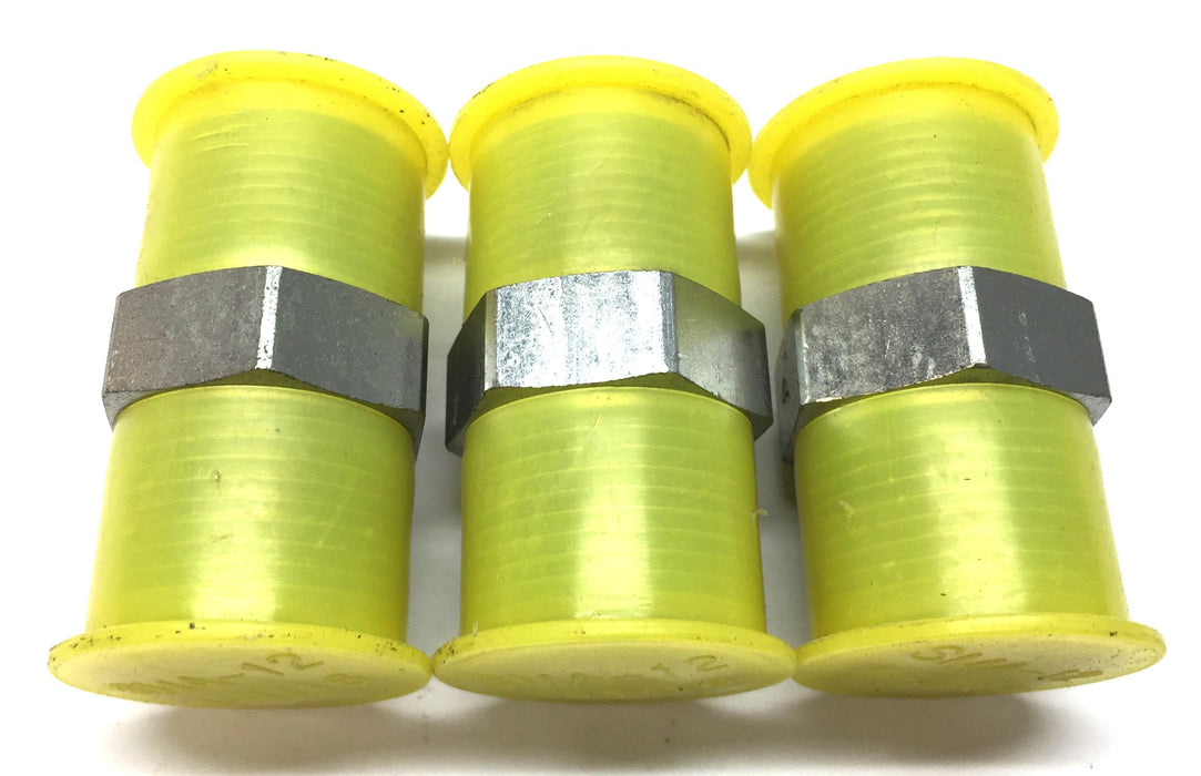 Unbranded 1-1/16" x 1/16" Adapter Fitting SMA-12 [Lot of 3] NOS