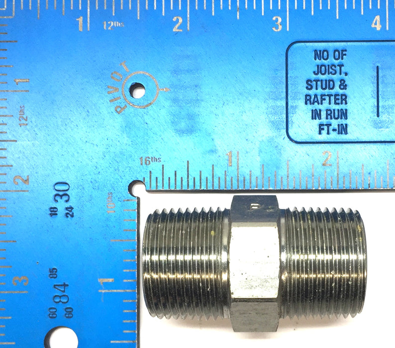 Unbranded 1-1/16" x 1/16" Adapter Fitting SMA-12 [Lot of 3] NOS