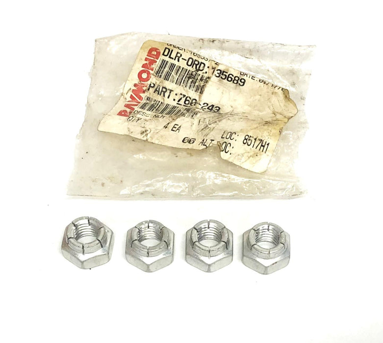 Raymond 1/2 Inch Lock Nut 760-243 [Lot of 4] NOS