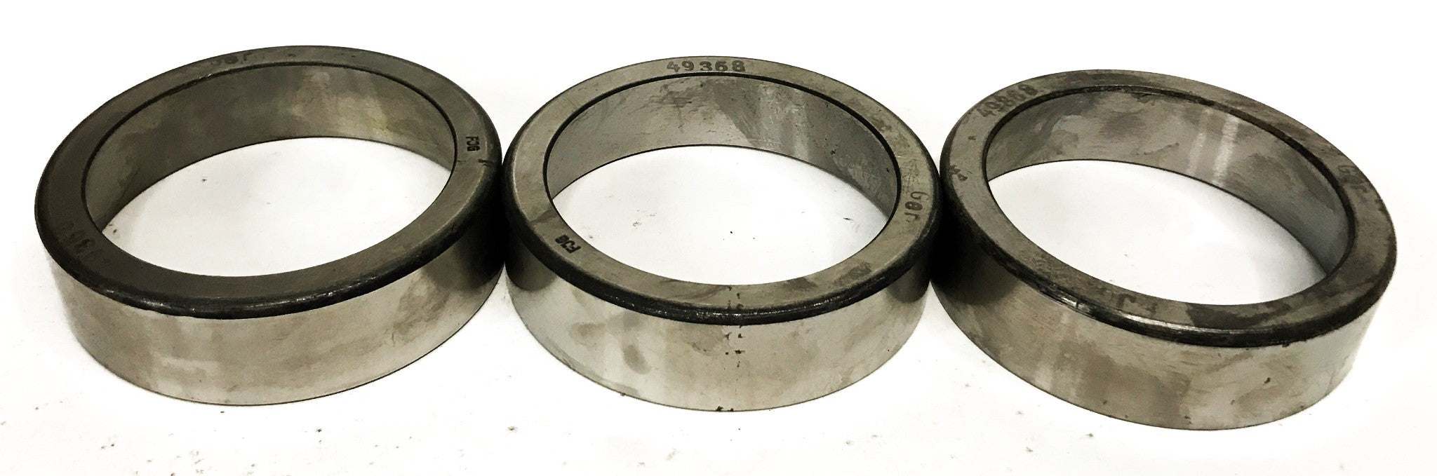 FJG Tapered Roller Bearing Cup 49368 [Lot of 3] NOS