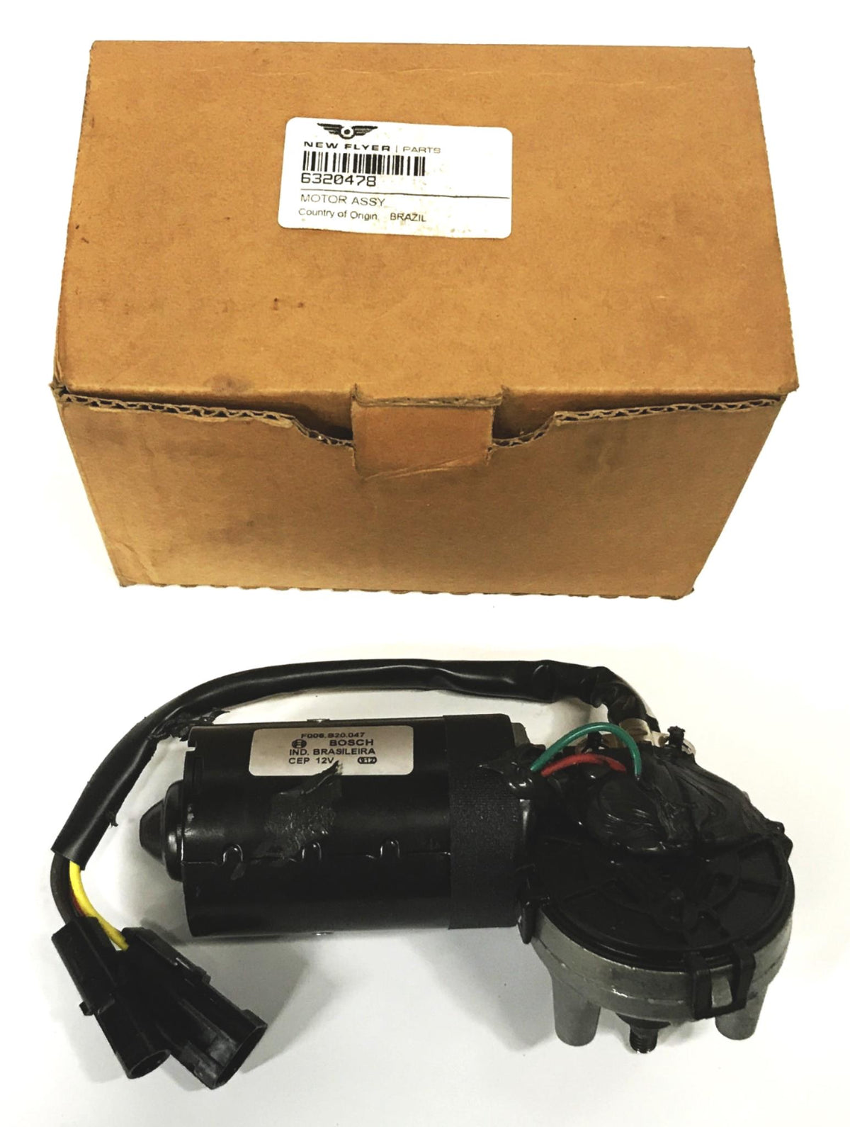 Conjunto de motor de limpiaparabrisas Bosch OEM F006-B20-047 NOS ...